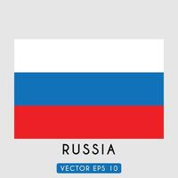 diseño de plantilla de bandera de rusia vector