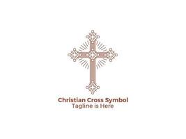 The Cross is a Symbol of Christianity Catholic Religion The Church of Jesus Free Vector Design