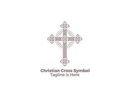 The Cross is a Symbol of Christianity Catholic Religion The Church of Jesus Free Vector Design