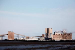 Colonsay Potash Mine in winter photo