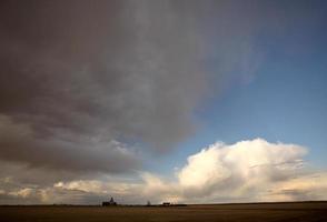 vista panorámica de las praderas de saskatchewan foto