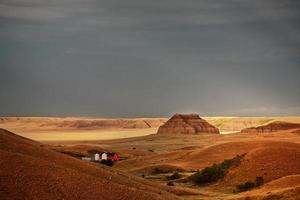 Castle Butte in Big Muddy Valley of Saskatchewan photo