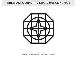 Ornament Geometric Monoline Shape Abstract Line Free Vector