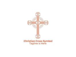 The Cross is a Symbol of Christianity Catholic Religion The Church of Jesus Free Vector Design