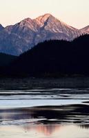 Rocky Mountains in autumn photo