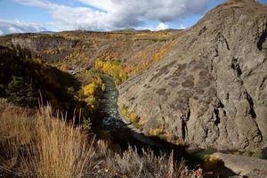 gran cañón del río stikine en columbia británica foto