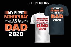diseño de camiseta de padre. diseño de camiseta de papá. el padre cita el diseño de la camiseta. vector