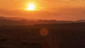 4 sequenza timelapse k di Horseshoe Bend, Stati Uniti d'America - tramonto del primo piano dall'iconico sito americano video