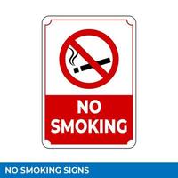 Warning No Smoking Area Signs In Vector, Easy To Use And Print Design Templates vector
