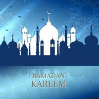 plantilla de fondo de banner de ramadan kareem vector