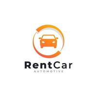 Rent Car Automotive Logo Design Template Element vector