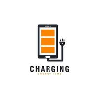 Charging Icon. Battery Fast Charge Logo Design Inspiration vector