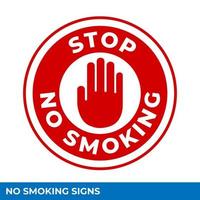 Warning No Smoking Area Signs In Vector, Easy To Use And Print Design Templates vector