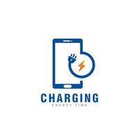 Charging Icon. Battery Fast Charge Logo Design Inspiration vector