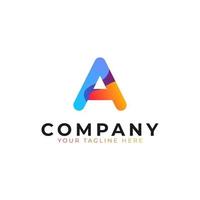 Letter A Logo Liquid. Colorful Motion Shape with Modern Flow Waves Logo. Usable for Business and Branding Logos. Flat Vector Logo Design Ideas Template Element. Eps10 Vector