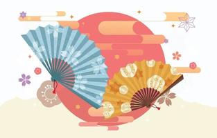 Japanese Style Background vector