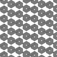 Hexagonal Style Pattern Design vector