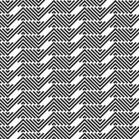 Black Line Art Pattern. vector