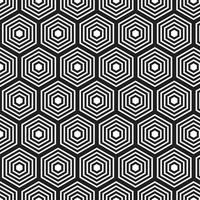 Hexagonal Style Pattern Design vector