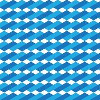 Abstract Seamless Decorative Geometric Blue Pattern Background. vector