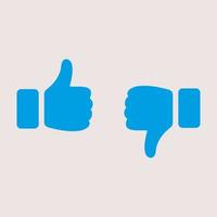 Like and Unlike Icon Set vector