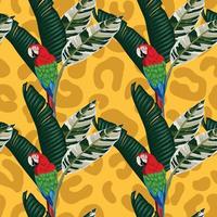 wildlife seamless pattern vector for fabric