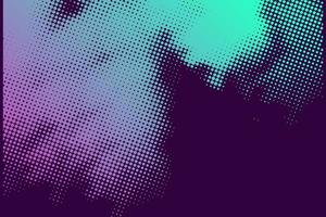 Vector halftone smoke effect. Vibrant abstract background. Retro 80's style colors and textures.