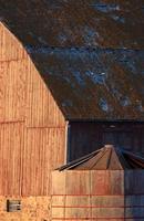 Old Barn and Wooden Granary Saskatchewan photo