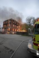 incendio en edificio saskatchewan foto