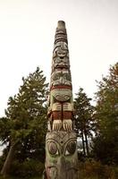 Totem pole at Prince Rupert photo