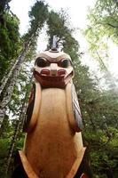 Totem pole at Kitsumkalum Provincial Park photo