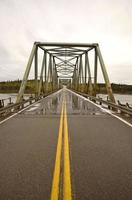 Churchill River Bridge Northern Manitoba photo