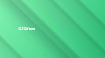 Abstract Green Gradient Background with Lines vector