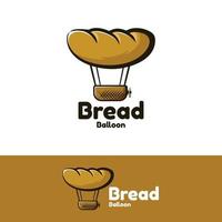 Bread balloon air art illustration vector