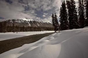 Open water in winter photo