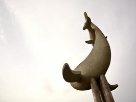 Statue of killer whale in Prince Rupert photo