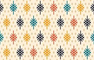 beautiful ethnic abstract floral art. flower seamless pattern in tribal, folk embroidery, Mexican style. Aztec geometric art ornament print. Design for carpet, wallpaper, wrapping, fabric. vector