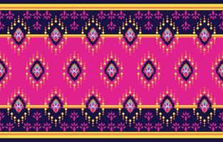 Ethnic design abstract background. Seamless pattern in tribal, folk embroidery, damask art design. Aztec geometric art ornament print.Design for carpet, wallpaper, clothing, wrapping, fabric, cover vector