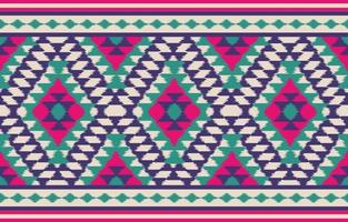 Ethnic abstract background. Seamless in tribal, folk embroidery, native ikat fabric. Aztec geometric art ornament print. Design for carpet, wallpaper, clothing, wrapping, textile, tissue, decorative vector