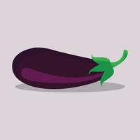 Illustration Vector Graphic Of Vegetable Eggplant, Suitable For Vegetable-Themed Design