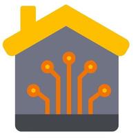 smart house control system icon vector free illustration