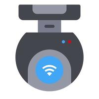 smart cctv camera security protection using wireless connection vector