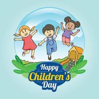 World Children's Day Concept vector