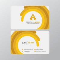 Modern Creative and Clean Business Card Design Print Templates. Flat Style Vector Illustration