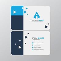 Modern Creative and Clean Business Card Design Print Templates. Flat Style Vector Illustration