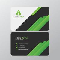 Modern Creative and Clean Business Card Design Print Templates. Flat Style Vector Illustration