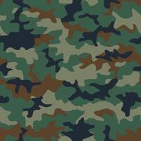 patrón de camuflaje militar sin costuras vector