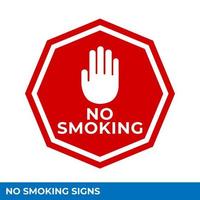 Warning No Smoking Area Signs In Vector, Easy To Use And Print Design Templates vector