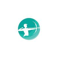 Arrow archery icon vector illustration