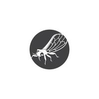 Cicada logo vector icon template